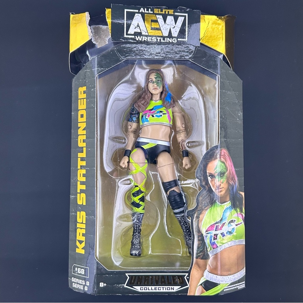 Jazwares AEW Unrivaled Series 8 Kris Statlander Wrestling Action Figure 2022 #68